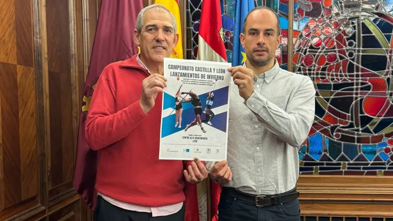 León reúne a los mejores atletas en el Campeonato de Castilla y León de Lanzamientos de Invierno.