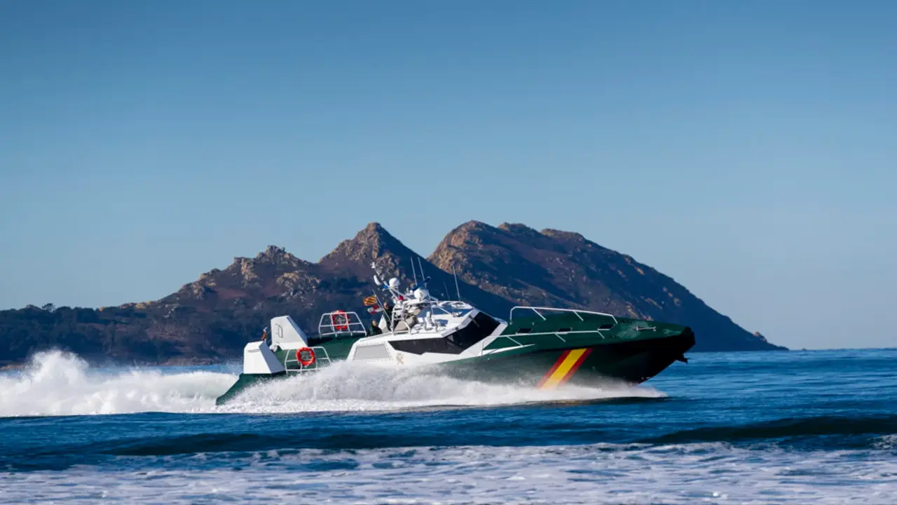 Imagen de una de las nuevas lanchas de la Guardia Civil.
