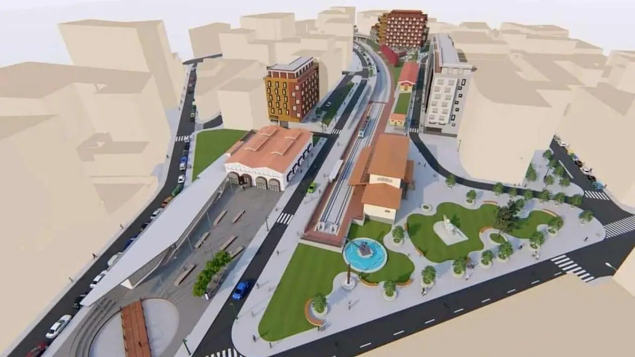 Imagen virtual del entorno para la urbanización de Feve.