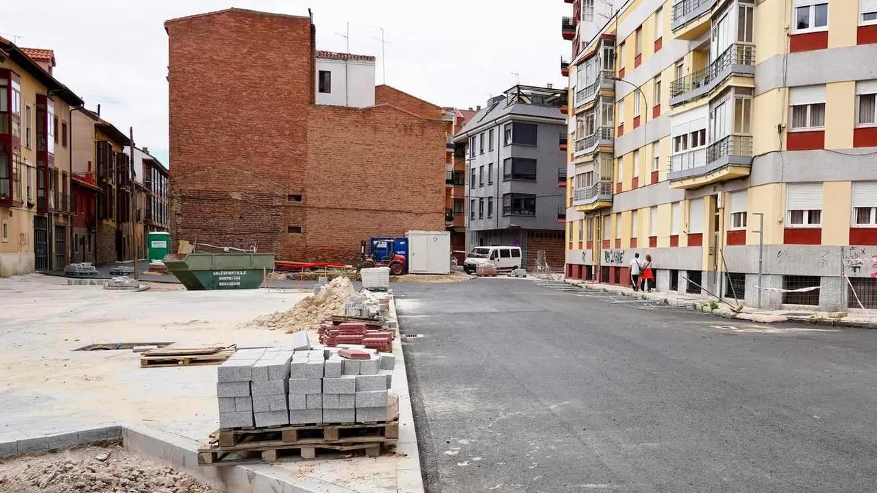 Imagen de las obras acometidas en la zona de El Espolón.