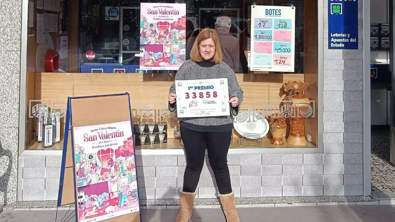 Primer premio de Lotería Nacional en Bembibre.