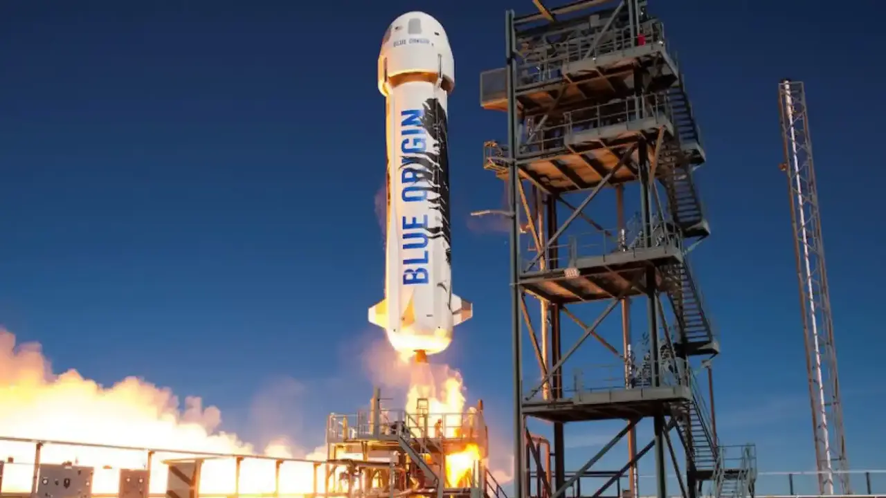 Imagen del cohete espacial en el que viajará Calleja, en una misión anterior.