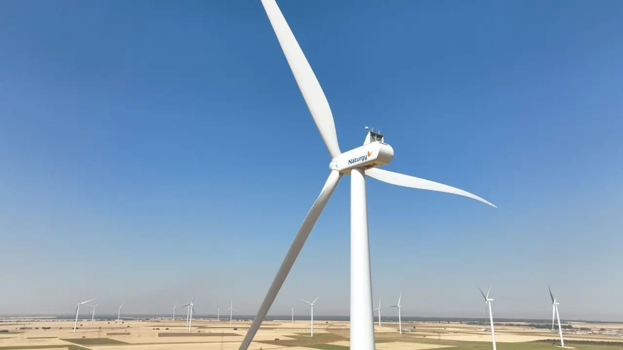 Naturgy pone en marcha en Villabrágima un nuevo parque eólico con 49,5 MW de potencia instalada tras invertir más de 40 millones de euros.