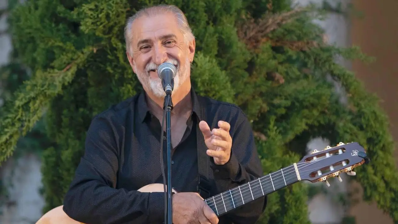 Paco Diez, durante uno de sus conciertos.