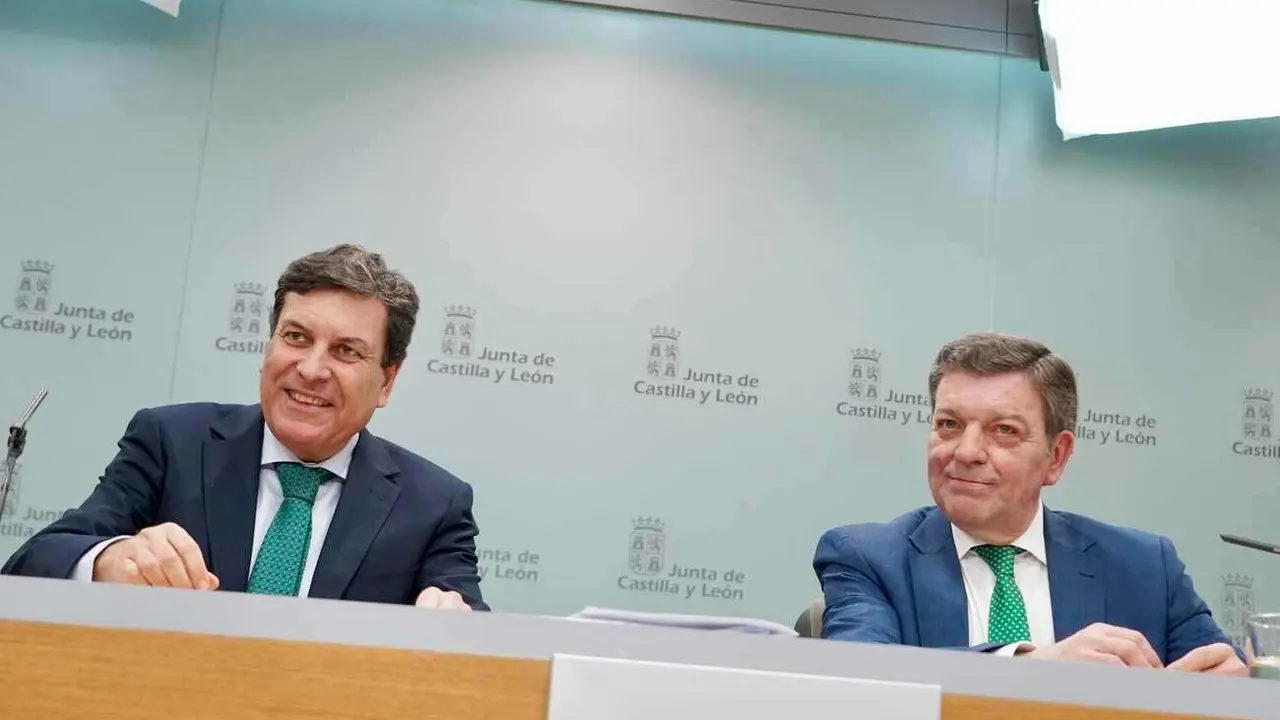 Un instante de la rueda de prensa posterior al Consejo de Gobierno.