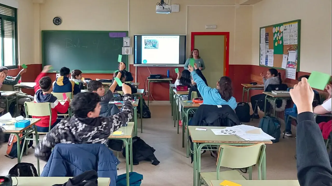 Alumnos participantes en una de las actividades.
