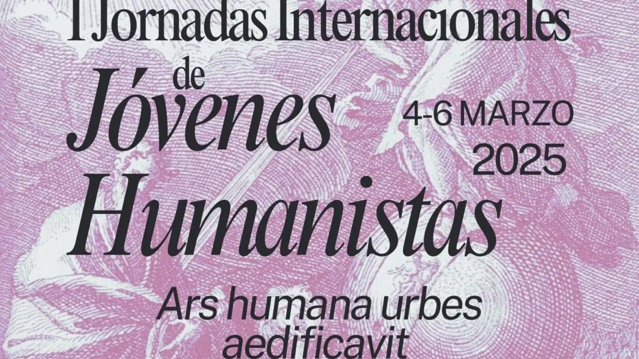 Cartel de las I Jornadas internacionales de jóvenes humanistas de la ULE.