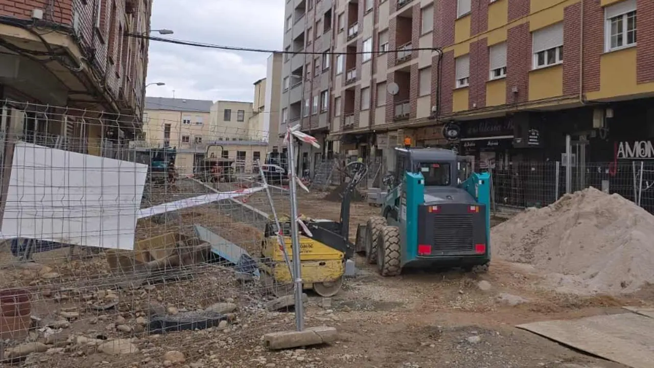 Imagen de uno de los últimos escapes de gas producidos en Ponferrada.
