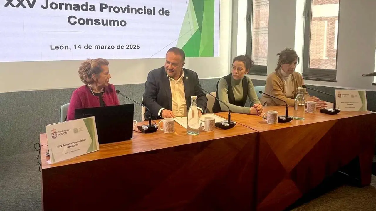 Jornadas Consumo organizadas por la Diputación Provincial de León.
