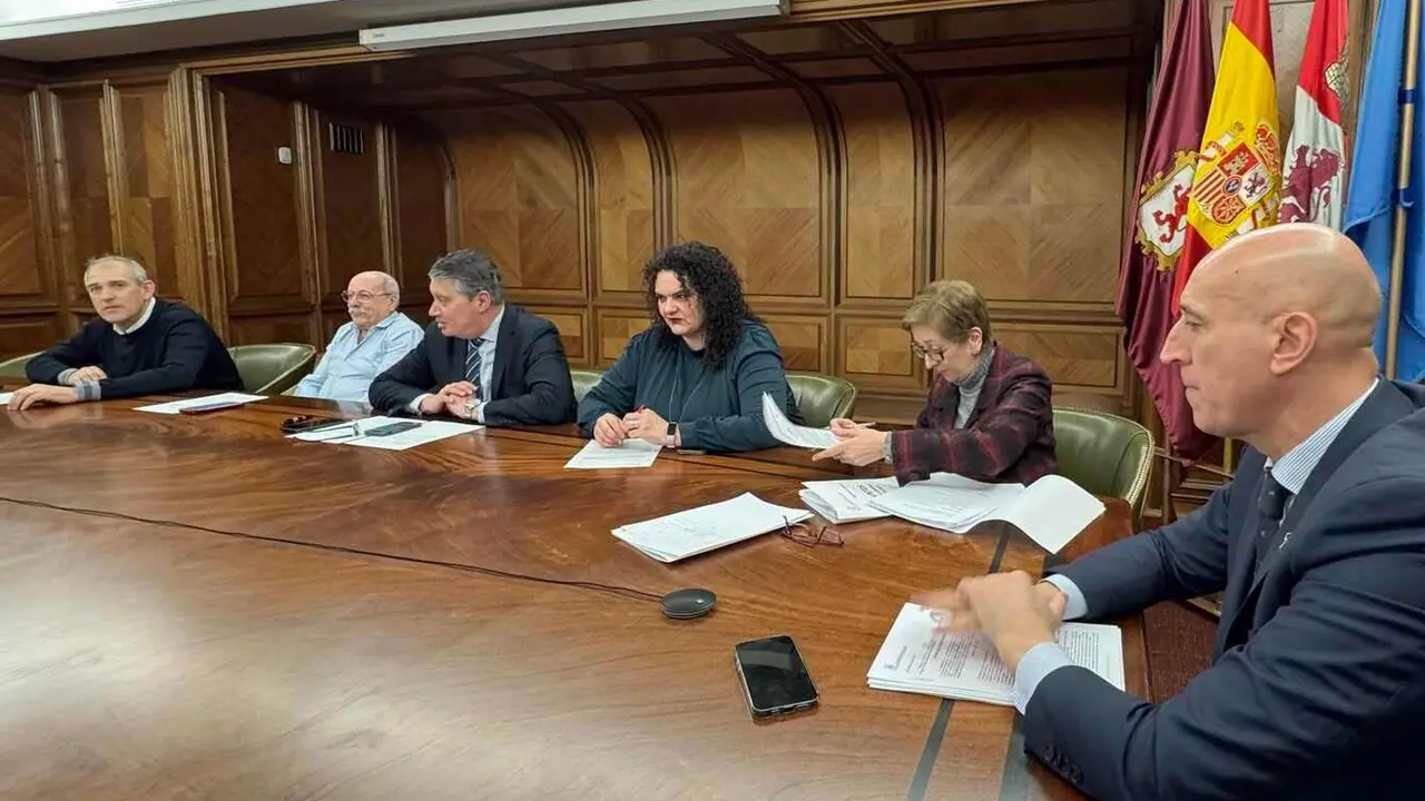 Imagen de la junta de gobierno local del Ayuntamiento de León.