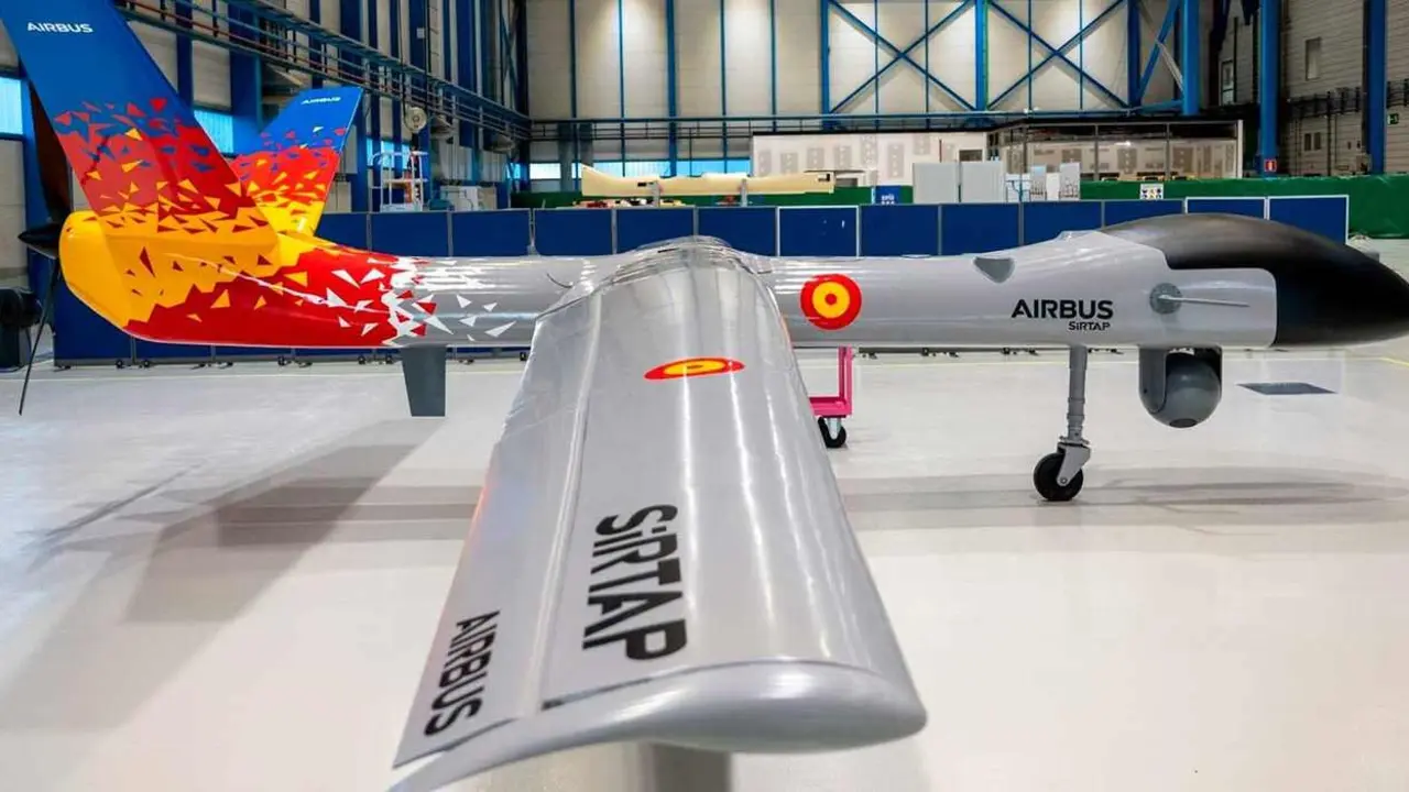 Imagen de los aviones no tripulados que operarán desde León con su transformación a Base Aérea.