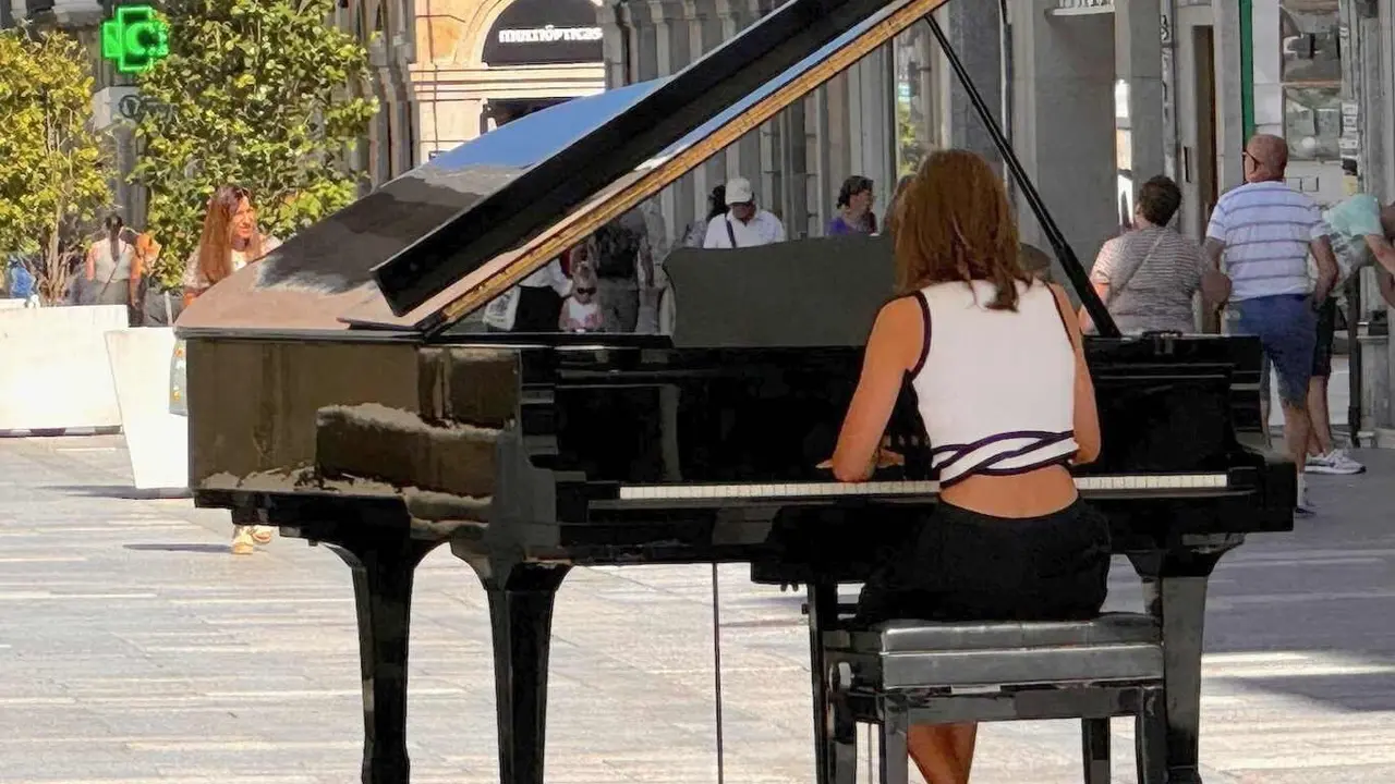El piano abierto regresa a las calles de la capital leonesa este viernes.