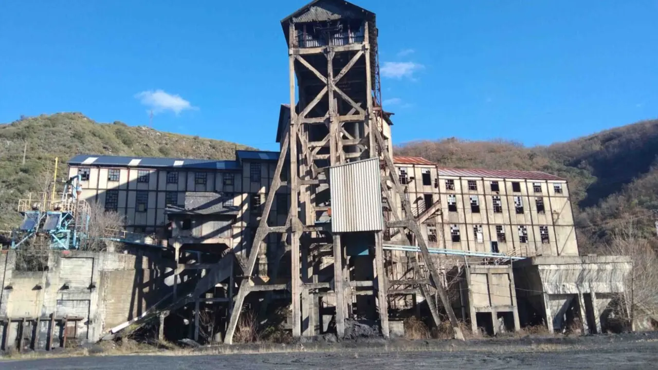 Instalaciones mineras en desuso de Fabero