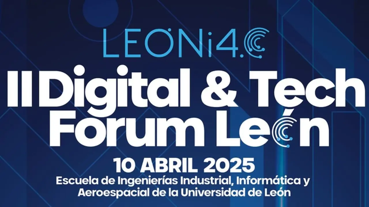 Cartel de la Expo Leóni4 II Digital & Tech Forum.