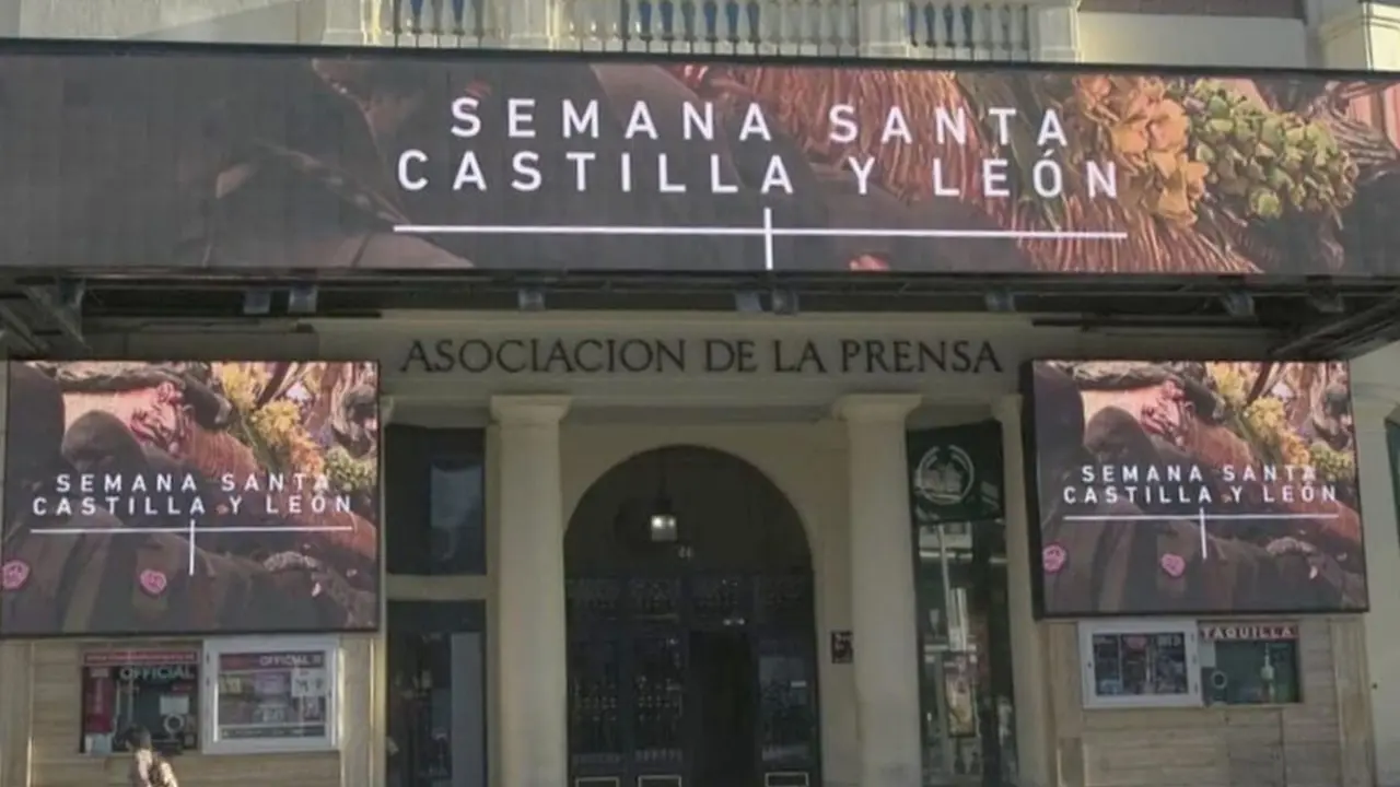 La Junta promociona en el centro de Madrid la Semana Santa de Castilla y León como recurso cultural y turístico.