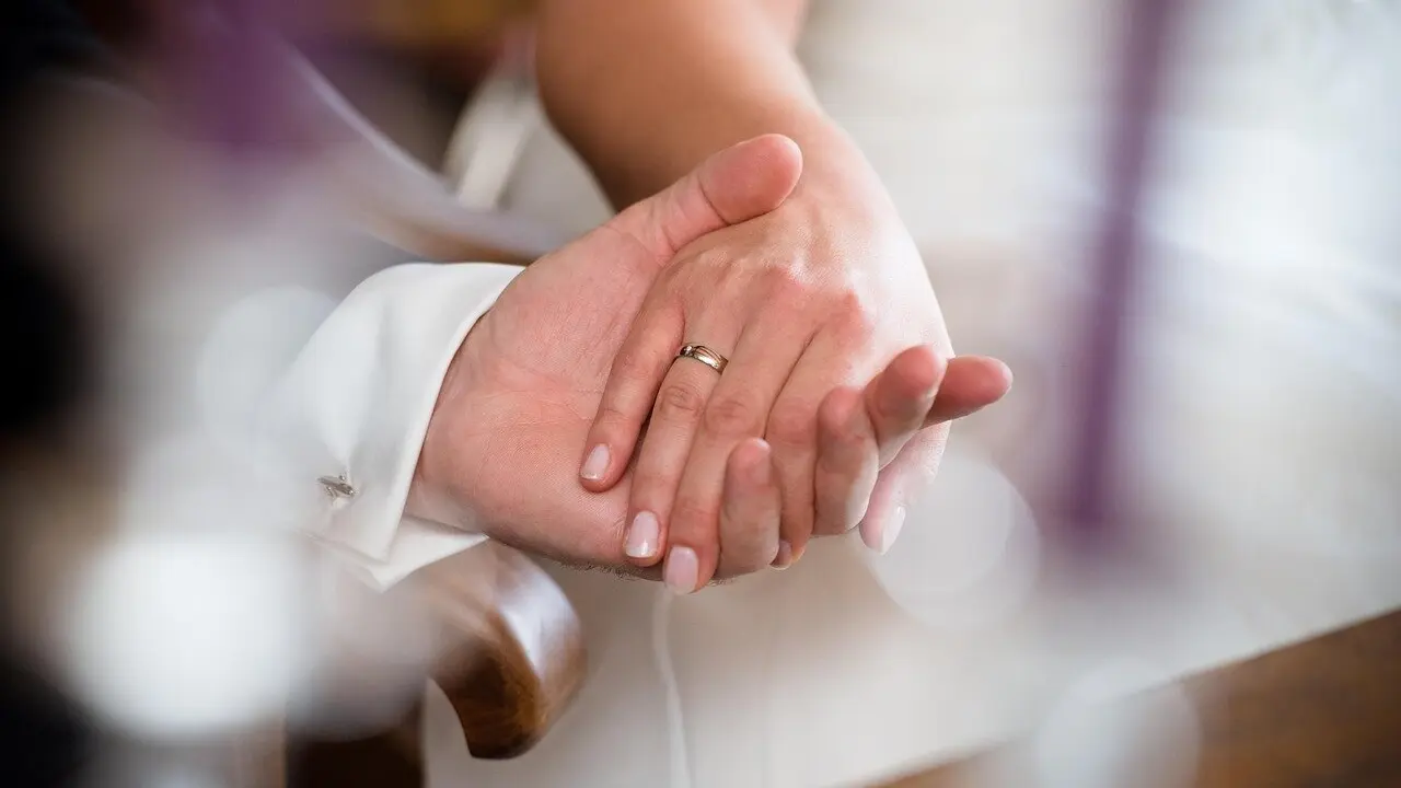 Imagen de archivo de una boda.