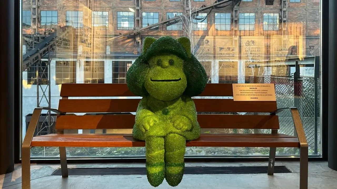 Exposicion de Mafalda en el Museo de la Energía.