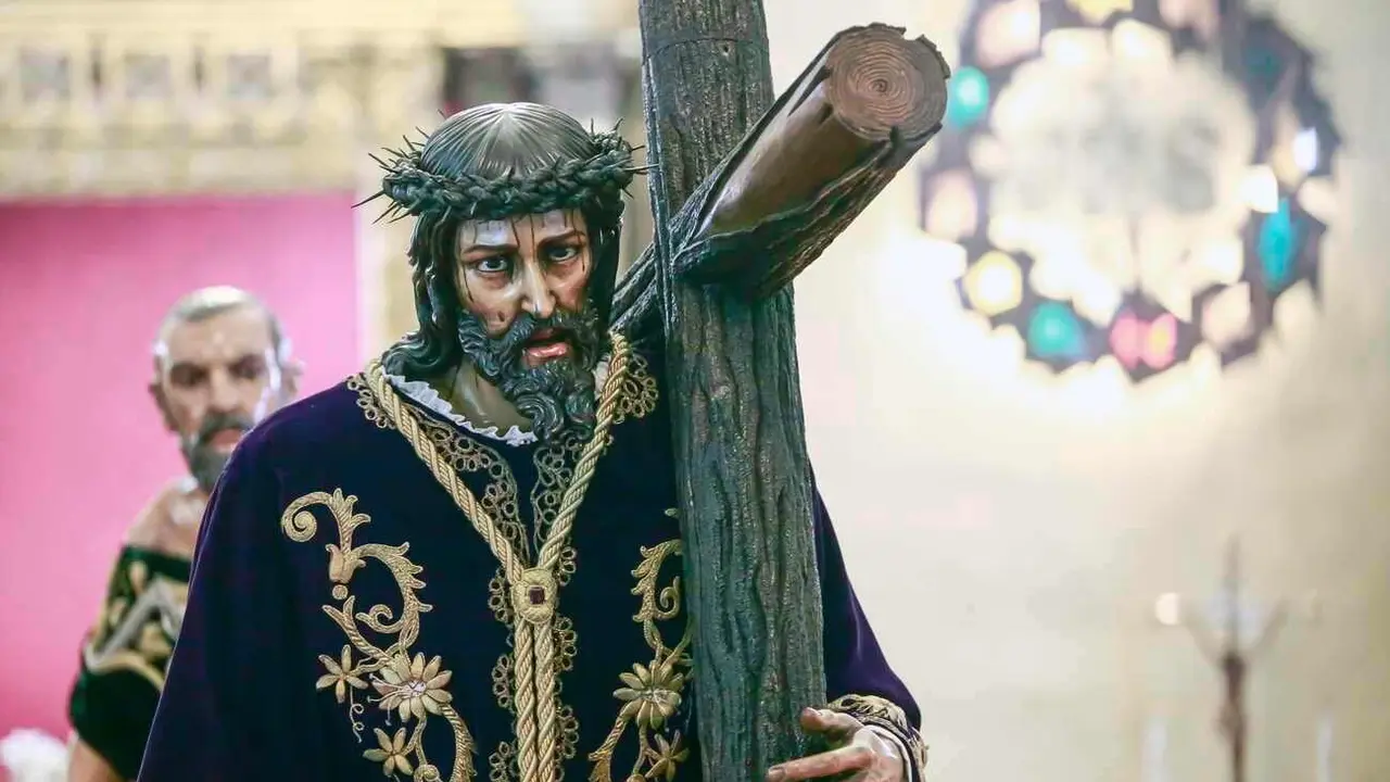 La Cofradía del Dulce Nombre de Jesús Nazareno protagoniza  la cita en Roma. Foto: Campillo