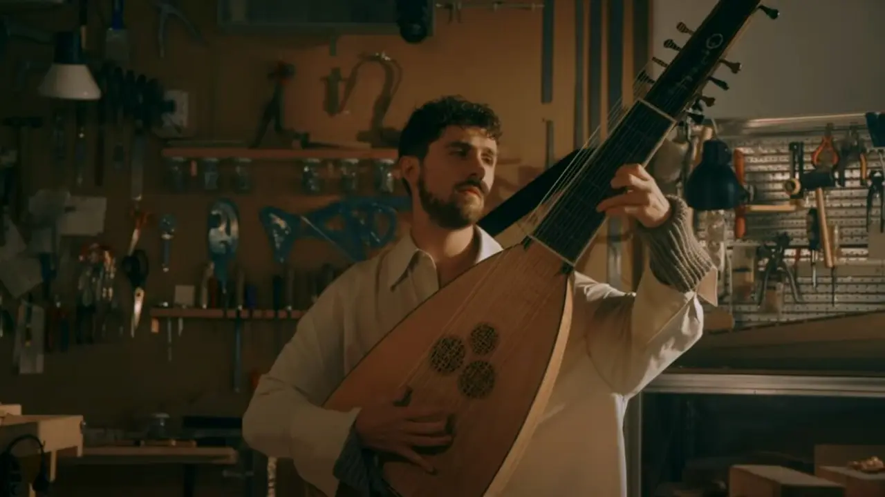 El tiorbista, Nacho Laguna.