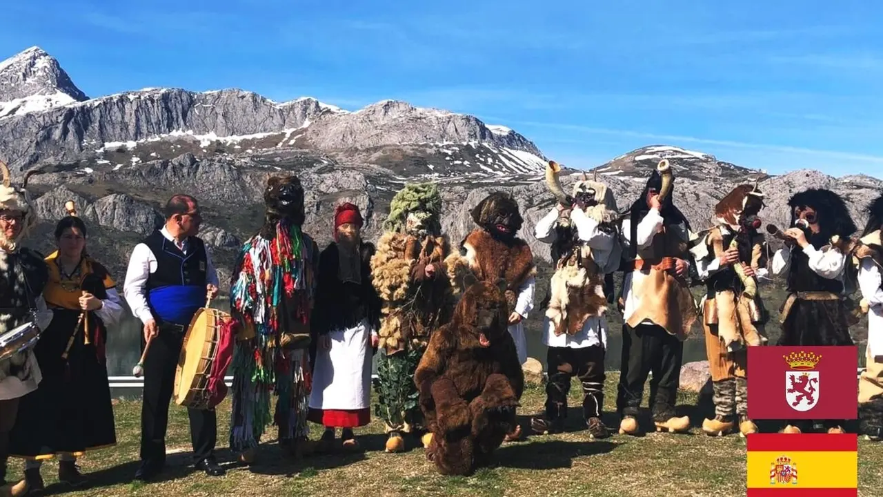 Imagen del el Antruido de la Montaña de Riaño.