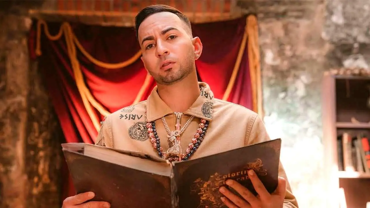 Justin Quiles, durante la grabación de un videoclip.