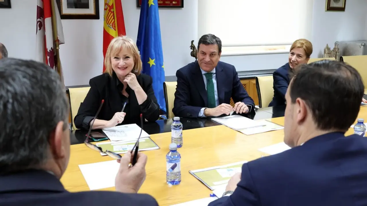 Reunión de los presidentes de las Diputaciones de Valladolid y Zamora.