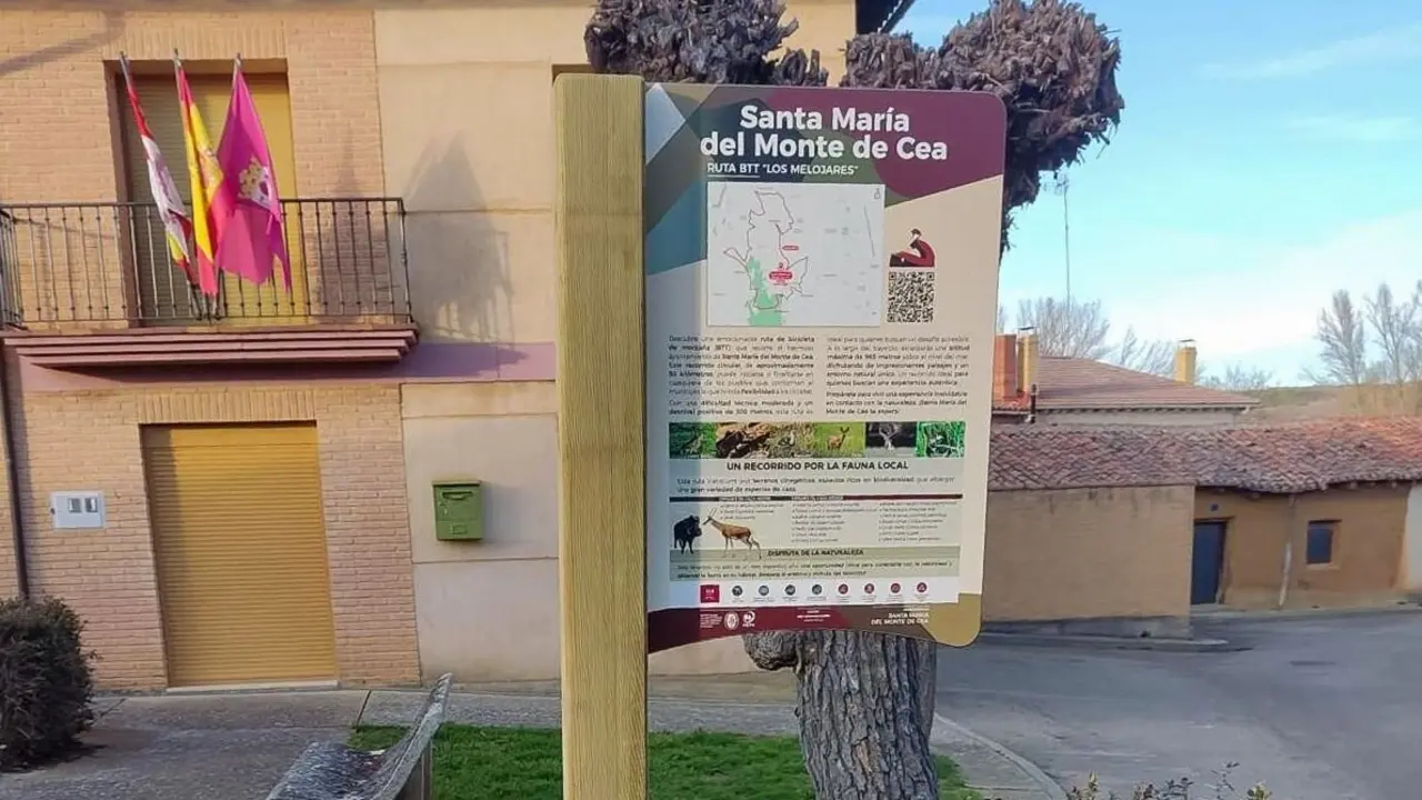 La ruta "Los Melojares" de Santa María del Monte de Cea más atractiva que nunca para recibir a senderistas y cicloturistas.