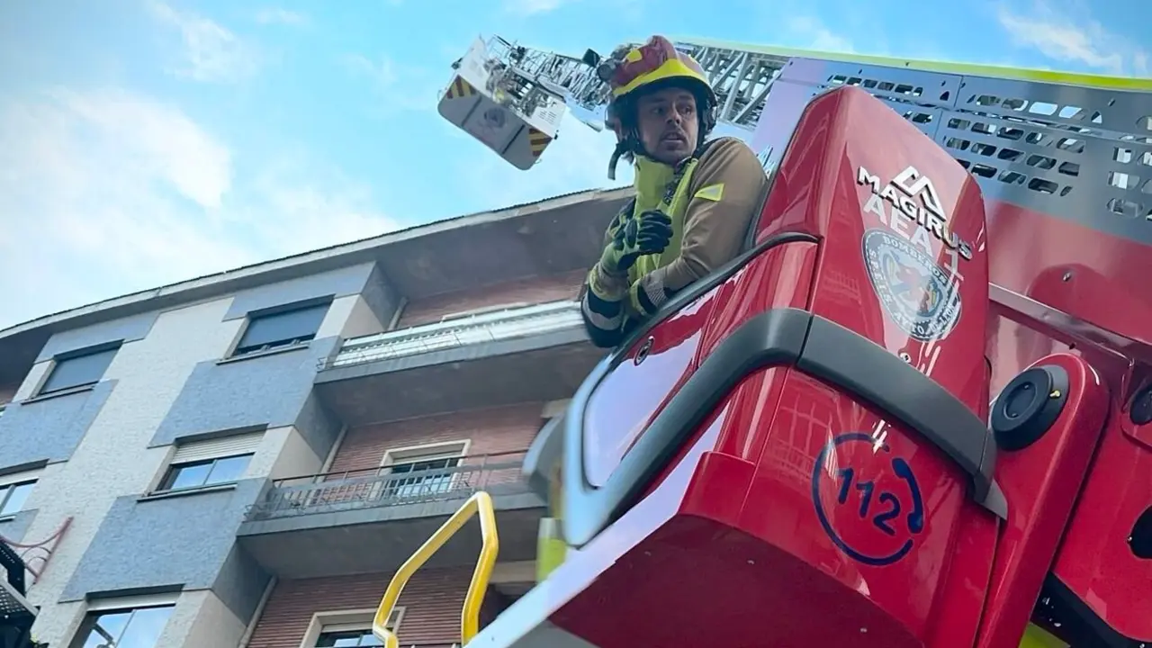 Intervención de Bomberos de León.