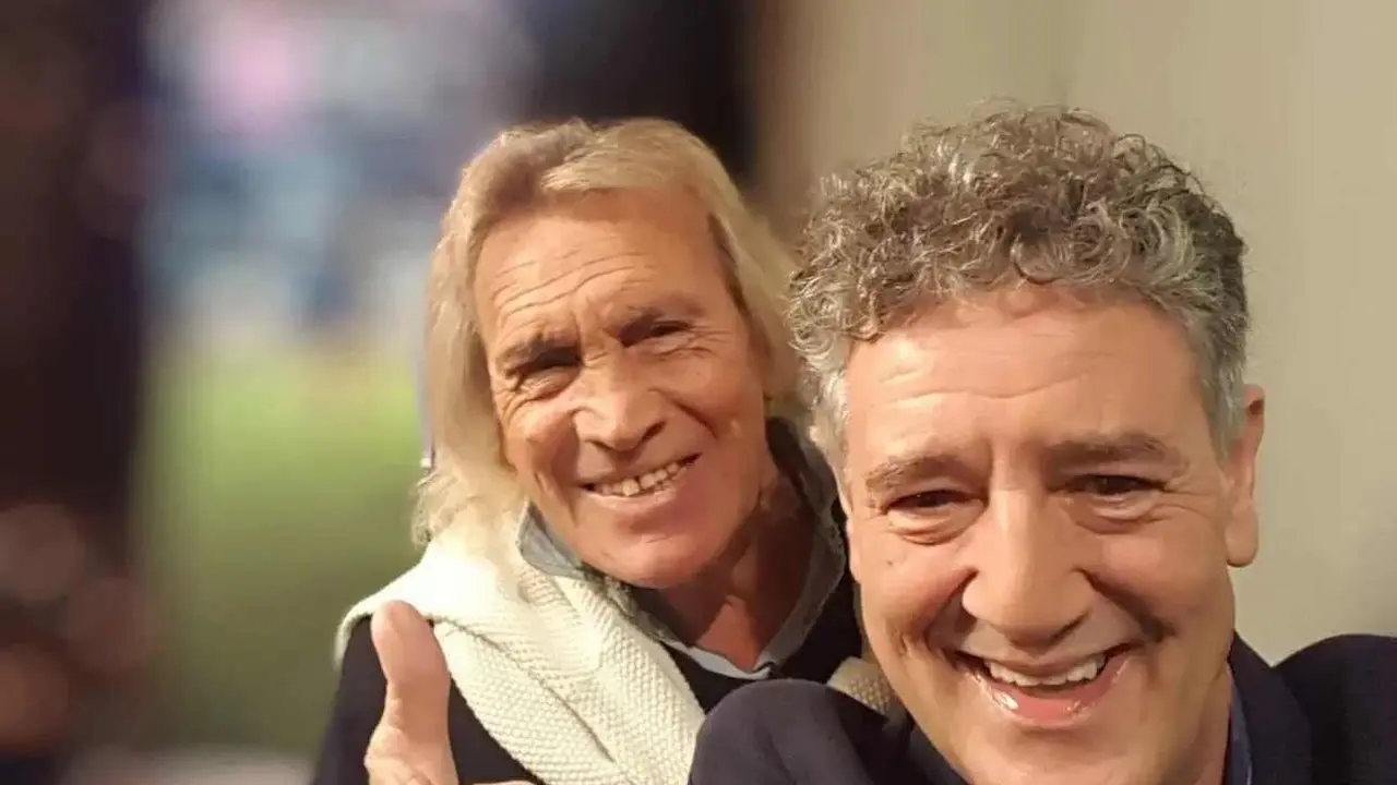 Rafa Guerrero, junto al 'Loco' Gatti.