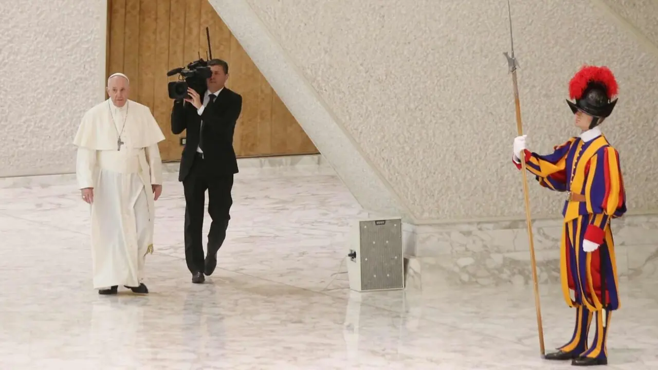 El papa Francisco, en una de sus comparecencias públicas.