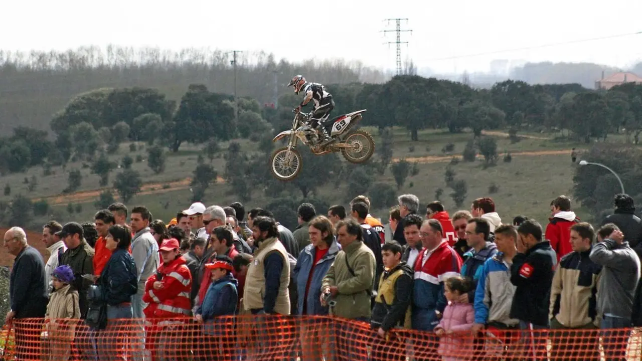 Imagen de archivo del Campeonato Nacional de Motocross en La Bañeza.