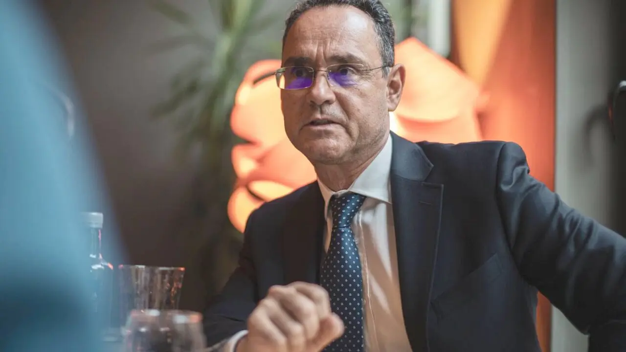 Pedro Baños, durante la presentación de uno de sus libros.