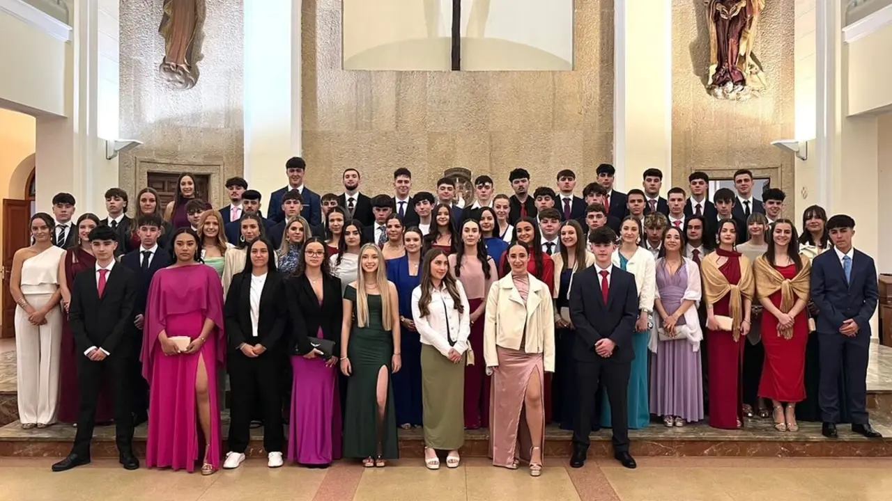 Graduación de los alumnos del Colegio La Asunción.