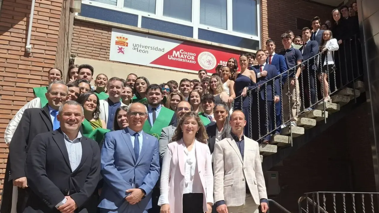 Celebración de la tradicional fiesta patronal del Colegio Mayor San Isidoro de la Universidad de León.
