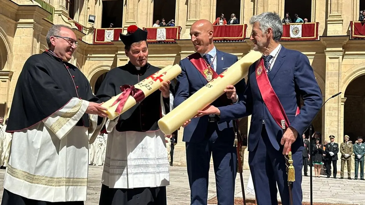 Celebración de la Ceremonia de las Cabezadas en León.