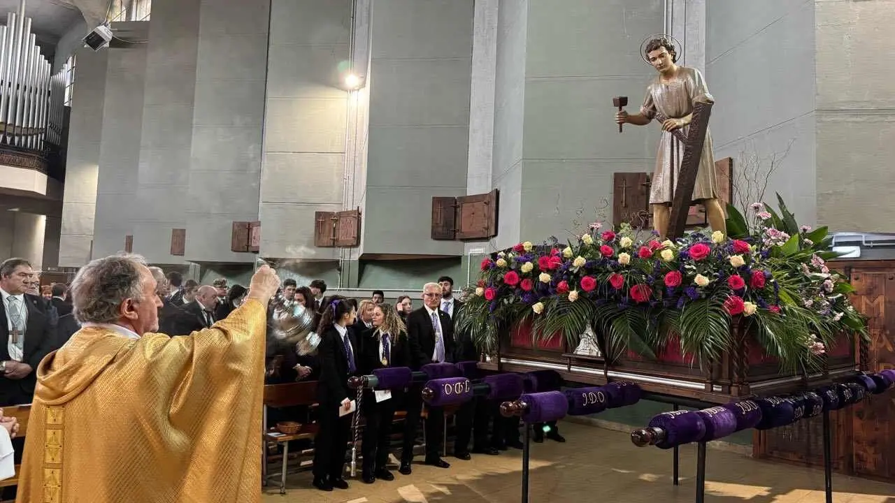Tradicional misa coincidiendo con las fiestas de El Ejido.
