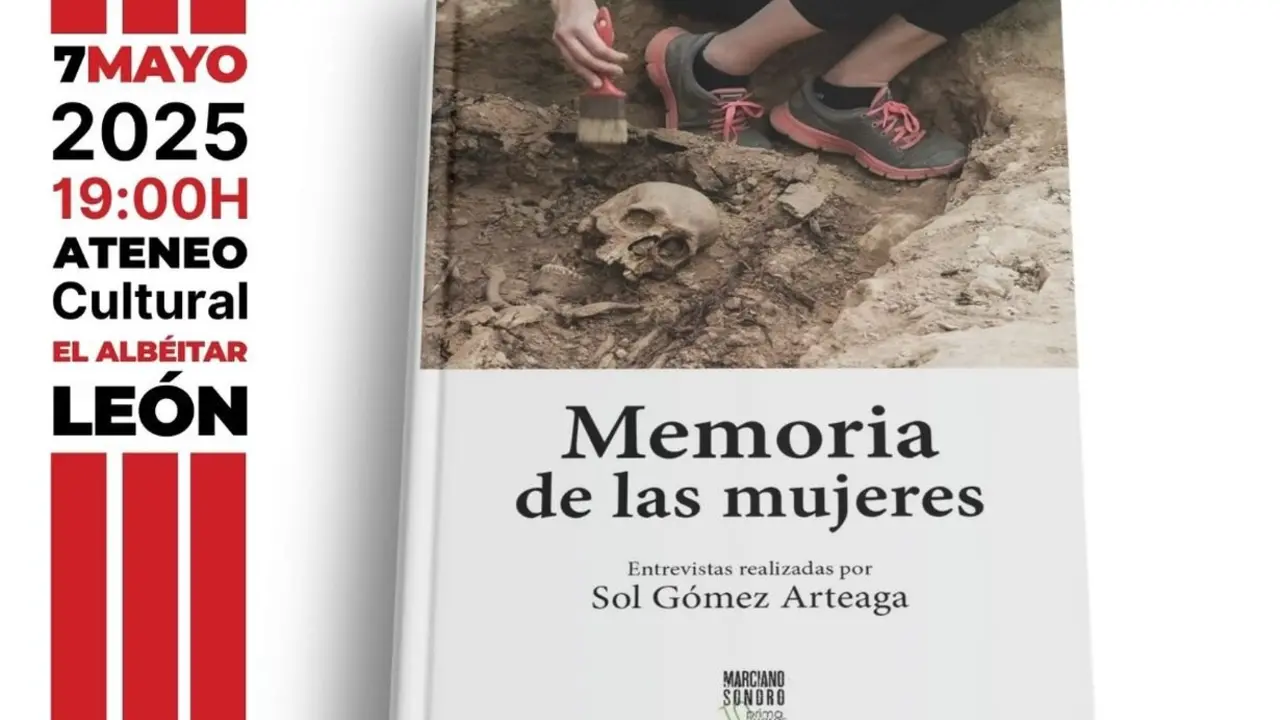 La Fundación Jesús Pereda presenta el miércoles en León el libro 'Memoria de las mujeres' de Sol Gómez Arteaga.