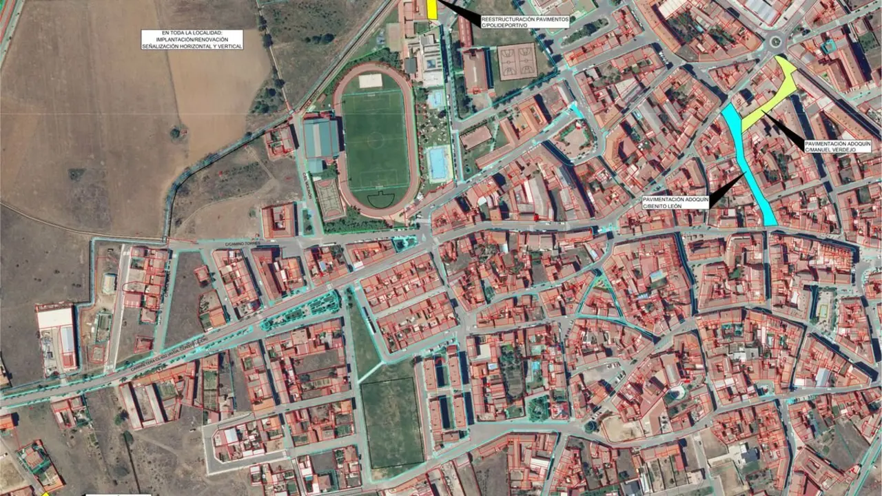 Santa María aprueba el proyecto de mejora de varias calles que supondrá casi medio millón de euros de los Planes Provinciales 2024-2025.