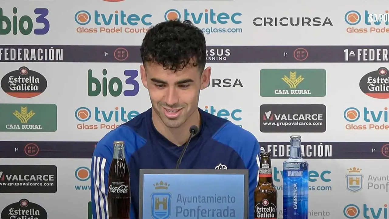 Rueda de prensa de Mario Jorrín previa al partido Real Sociedad B - SD Ponferradina.