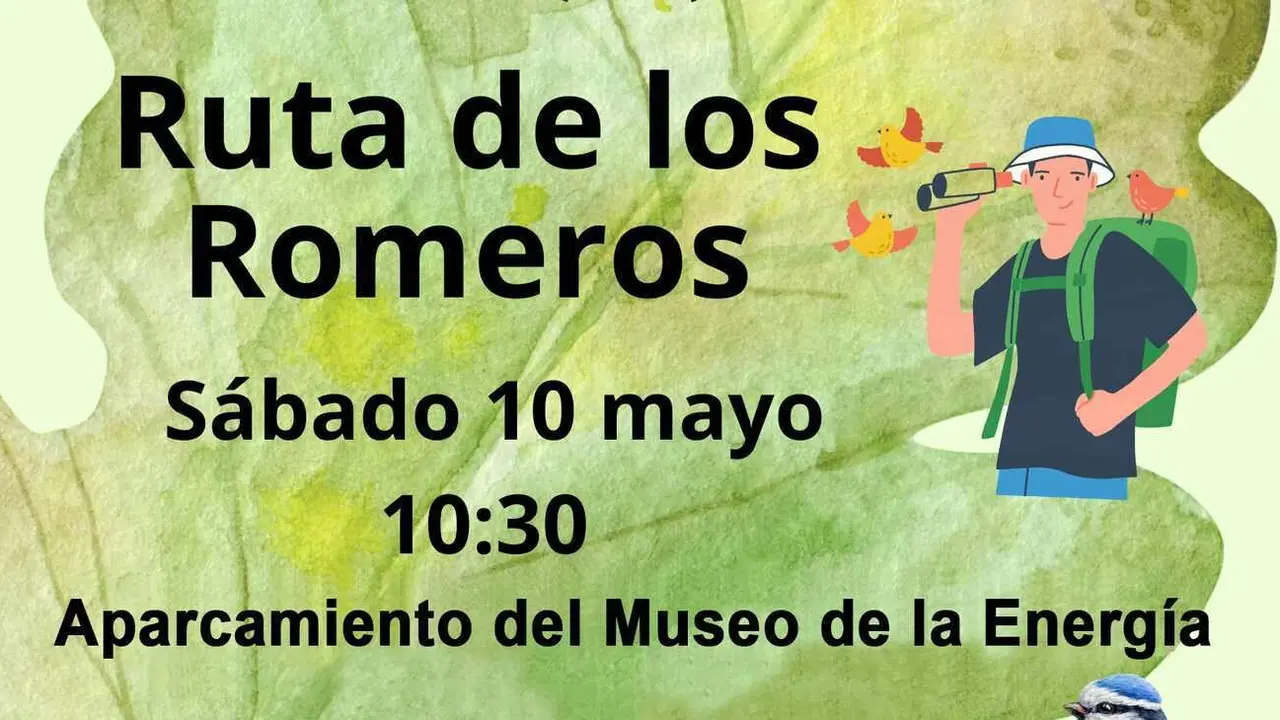 Imagen parcial del cartel de la Ruta de los Romeros.