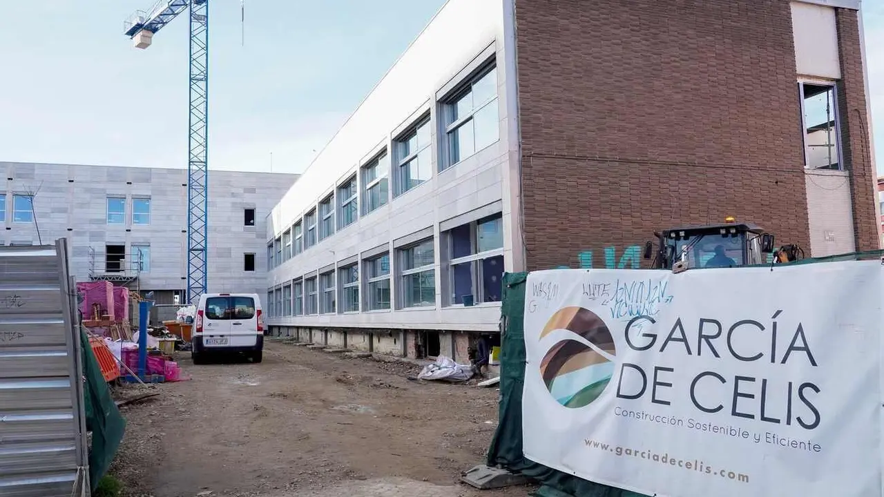 Obras de reforma del centro de salud de San Andrés del Rabanedo. Foto: Campillo