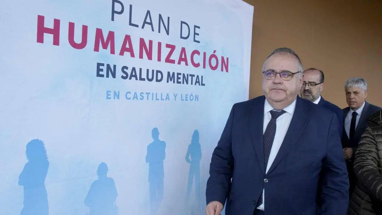 El consejero de Sanidad, Alejandro Vázquez Ramos, asiste a la presentación del Plan de Humanización en Salud Mental en Castilla y León que se celebra en Ponferrada. Foto: César Sánchez