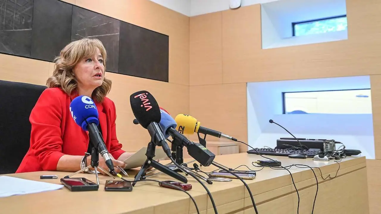 La presidenta del Tribunal Superior de Justicia de Castilla y León (TSJCyL), Ana del Ser, presenta la Memoria Judicial de 2024