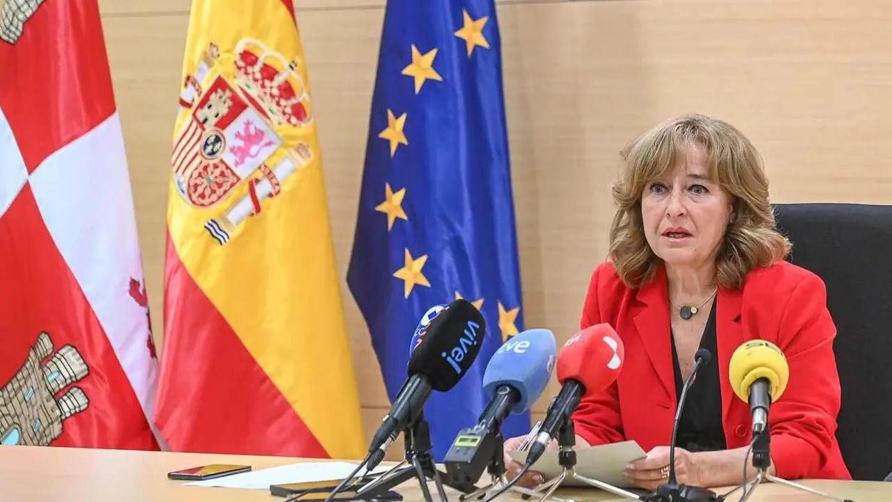 La presidenta del Tribunal Superior de Justicia de Castilla y Le&oacute;n (TSJCyL), Ana del Ser, presenta la Memoria Judicial de 2024