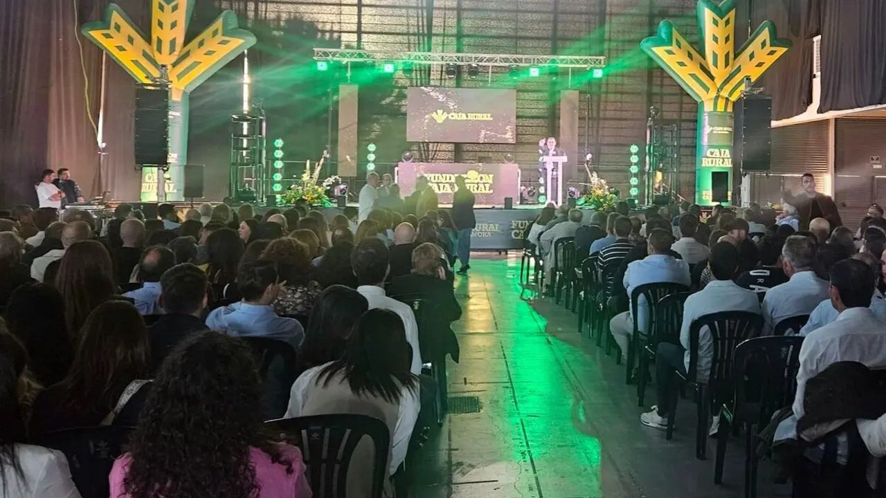 Cena homenaje de Caja Rural a sus trabajadores jubilados.