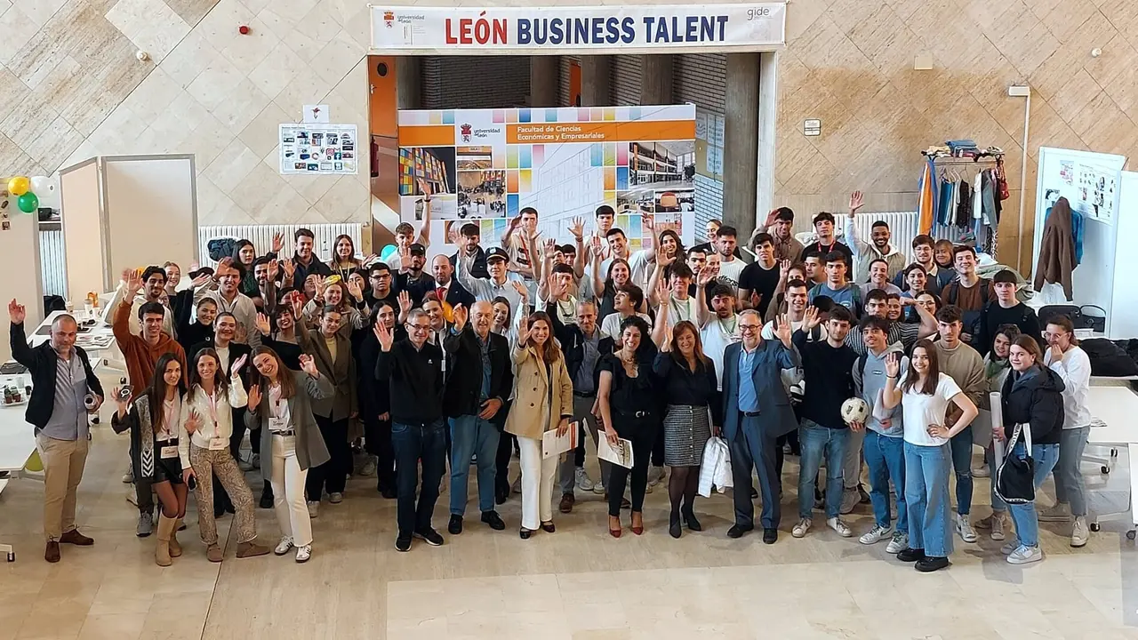 Foto de archivo de la celebración del León Business Talent 2024.