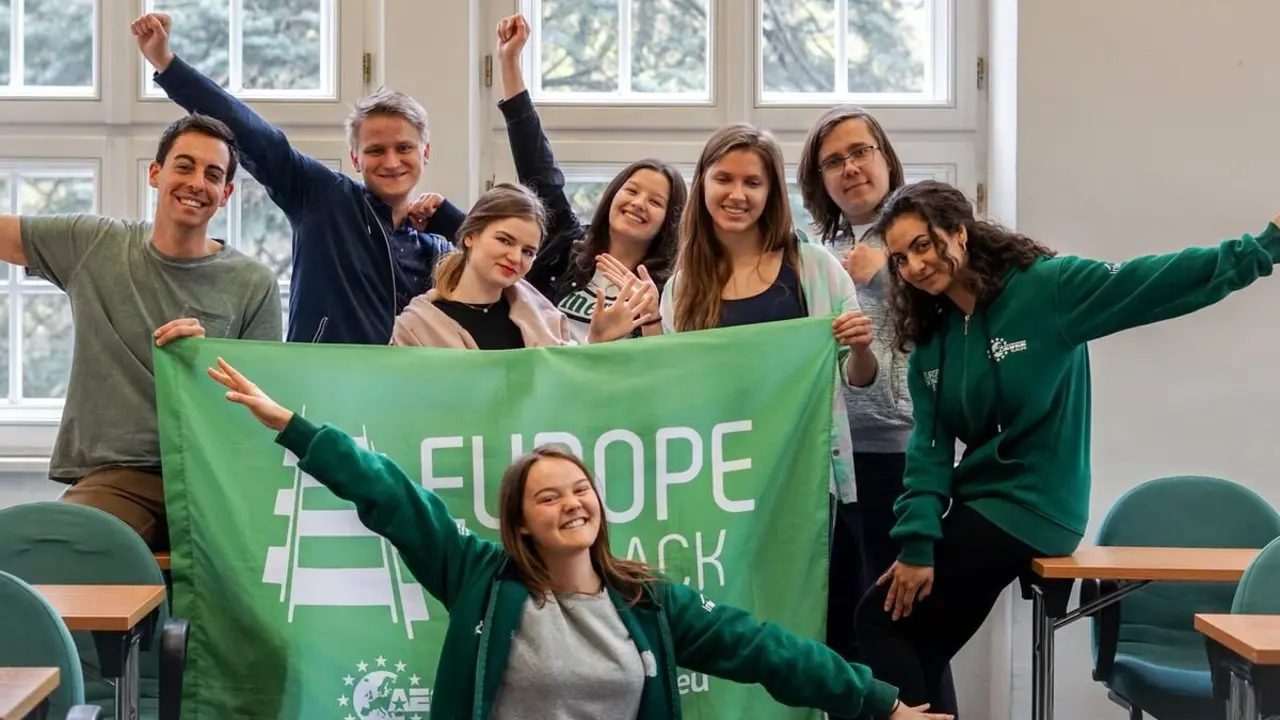 Jóvenes participantes del Europe on Track.