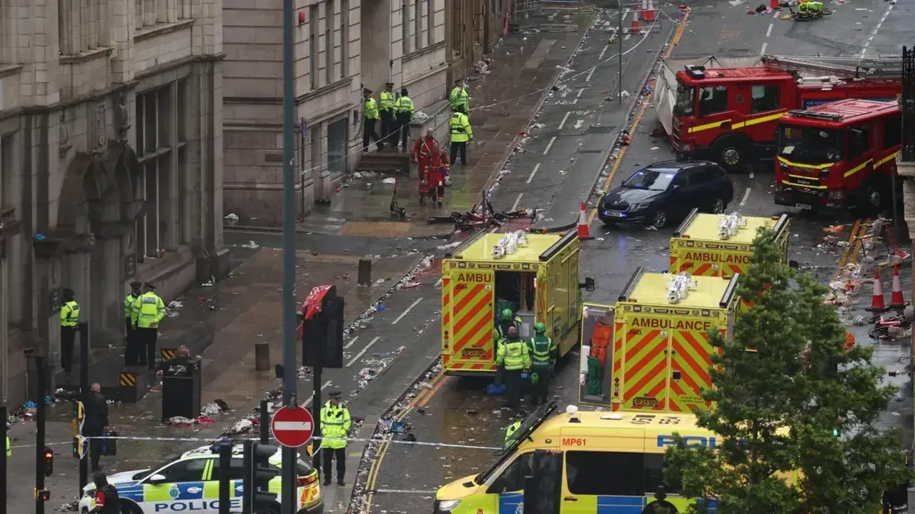 Atropello masivo en Liverpool.
