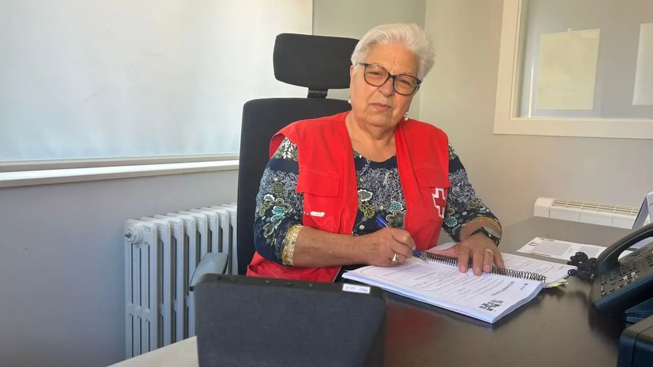 Belarmina, presidenta de la AC de Valencia de Don Juan.