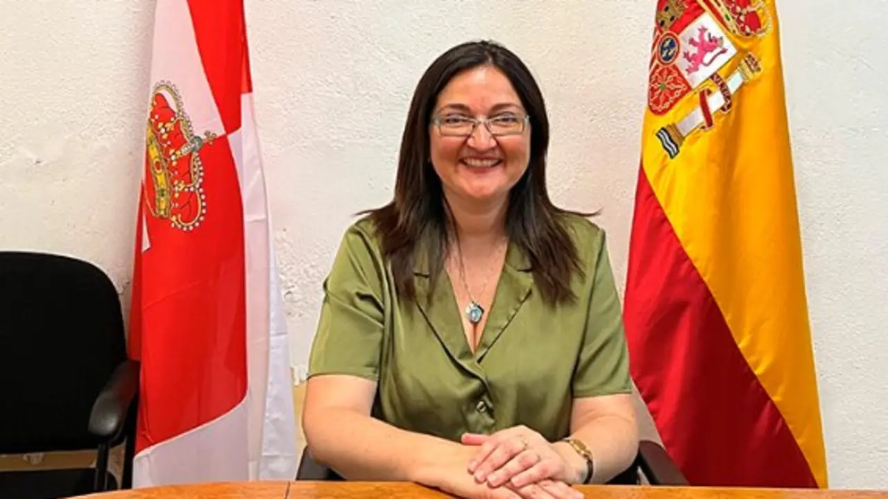 La alcaldesa de Quintana de Marco, Andreina Candel.